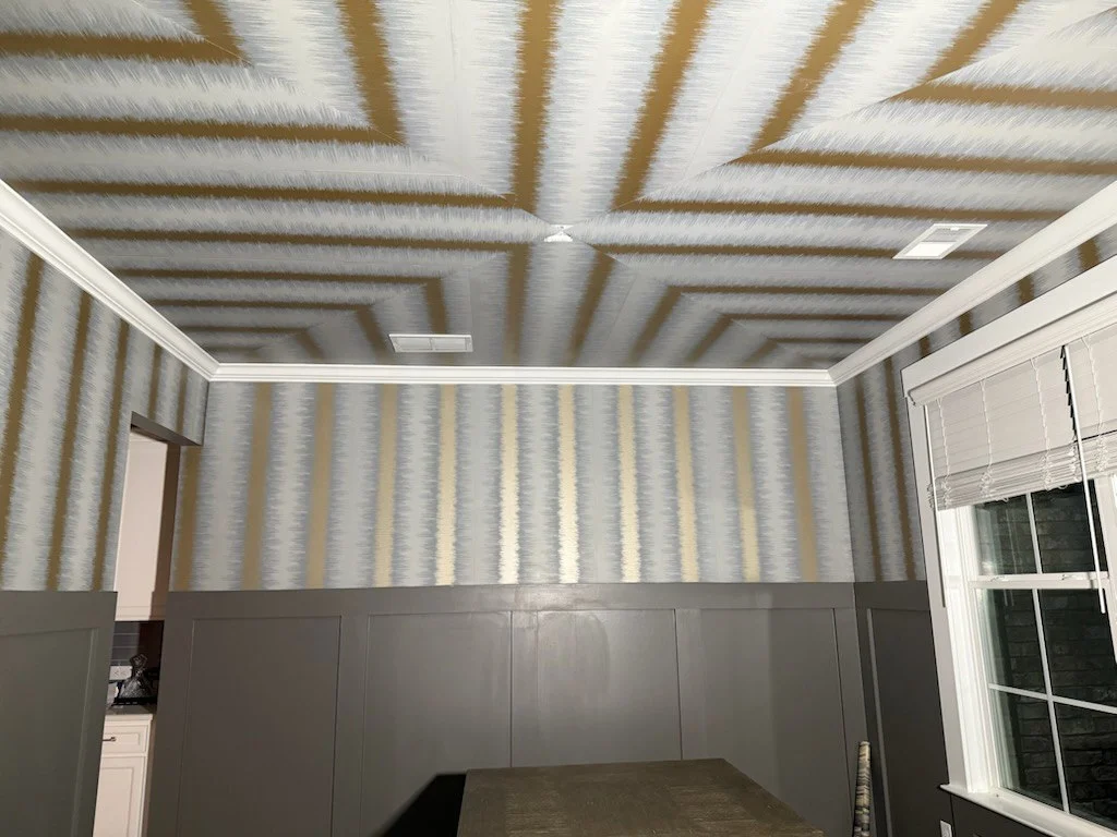Clean wallpaper removal with drywall surface protection